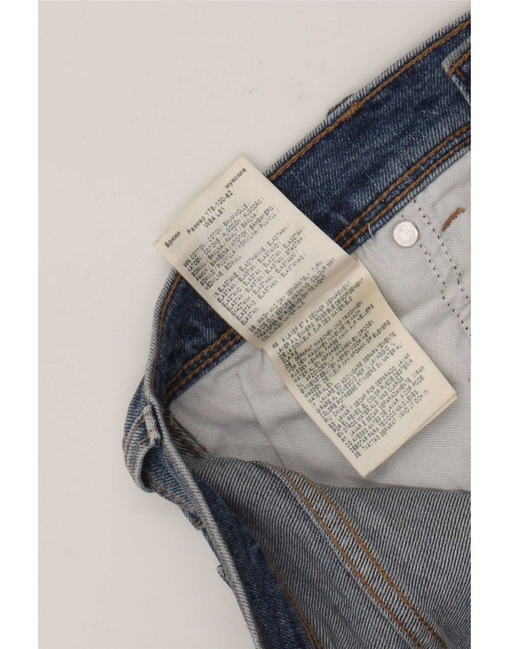 Ανδρικό τζιν Wrangler ίσιο W33 L32 Μπλε βαμβακερό