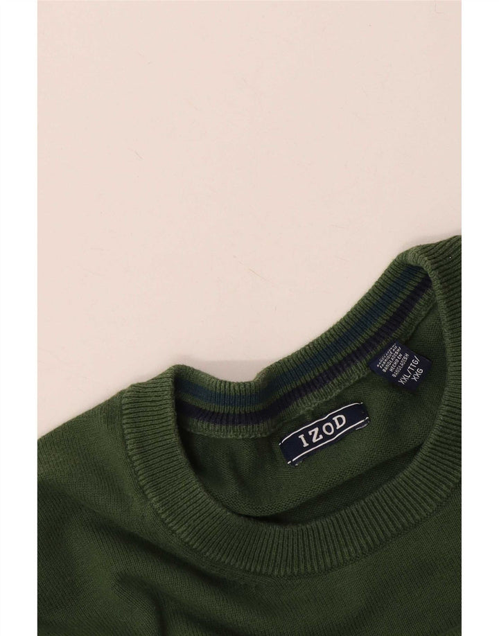 Ανδρικό πουλόβερ Izod Crew Neck Jumper 2XL Πράσινο
