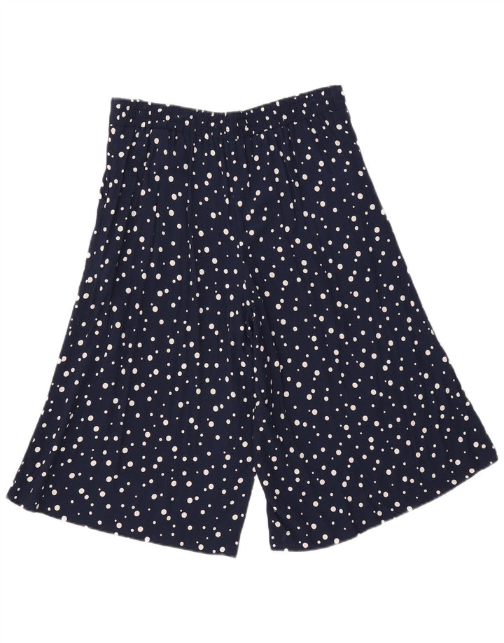 Marks & Spencer Γυναικεία βερμούδα UK 12 Medium W32 Navy Blue Spotted