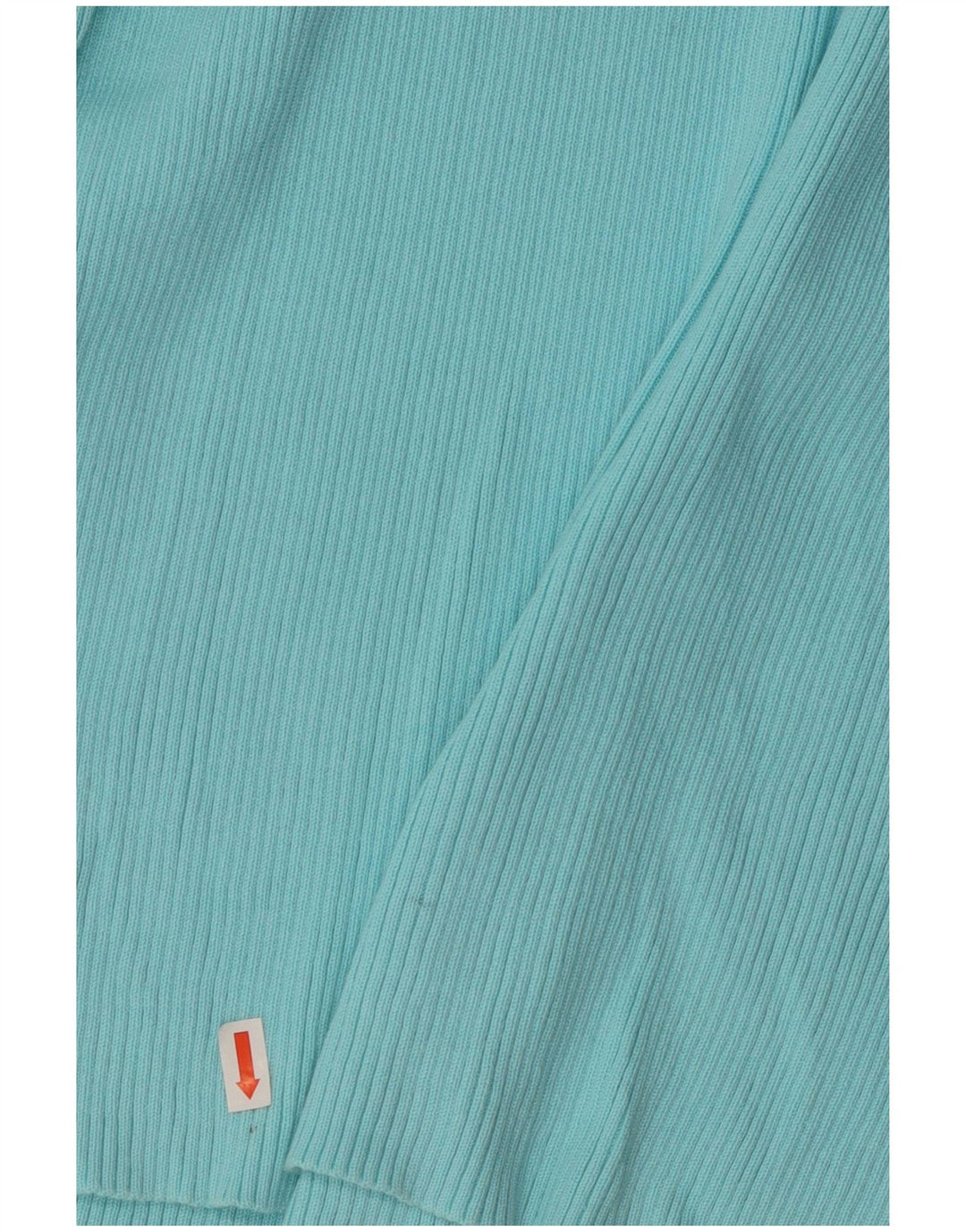 RALPH LAUREN Γυναικείο πουλόβερ με ρολό λαιμόκοψη UK 14 μεγάλο μπλε βαμβακερό