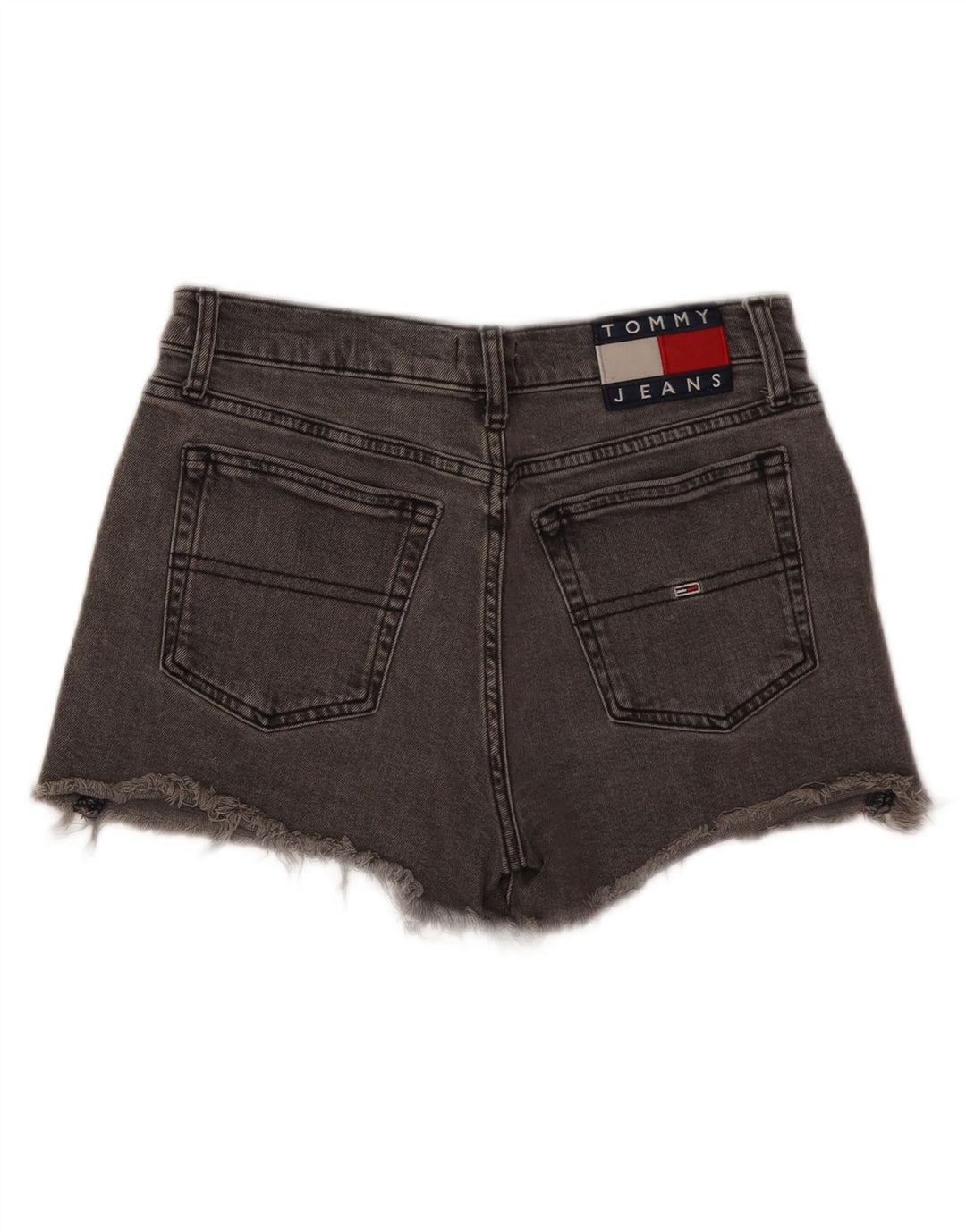 Γυναικείο τζιν σορτς Tommy Hilfiger W27 μικρό γκρι βαμβακερό