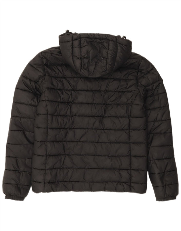 Ανδρικό μπουφάν με κουκούλα Superdry UK 38 Medium Black Nylon