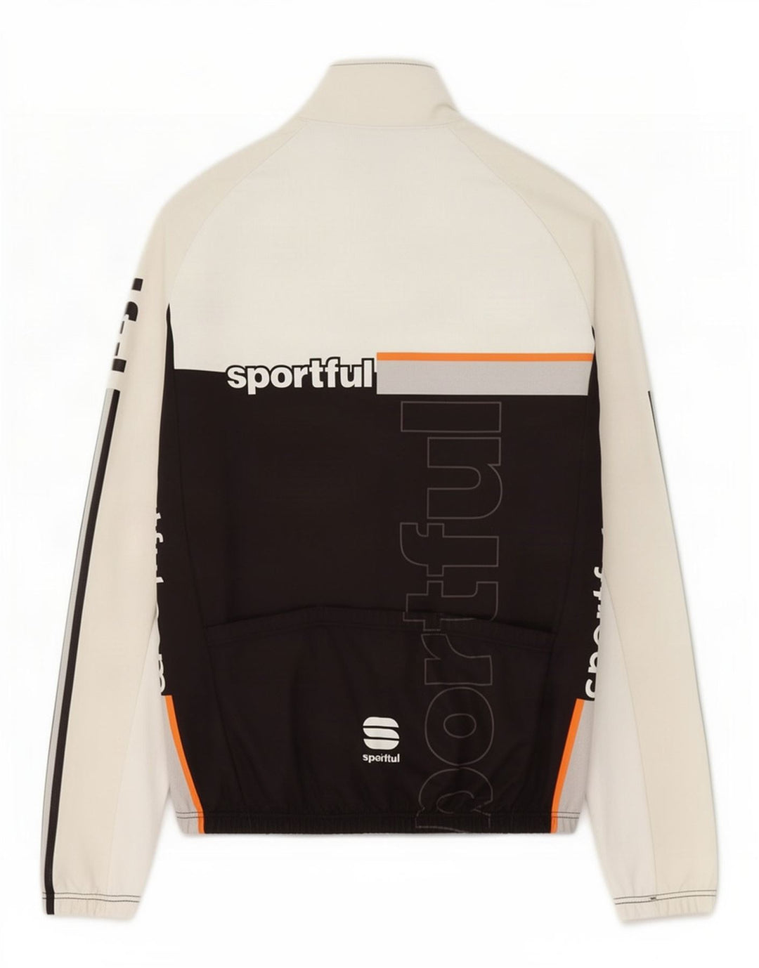 Αθλητική ανδρική φόρμα φόρμας με γραφικά Top Jacket XL White Colourblock Polyester