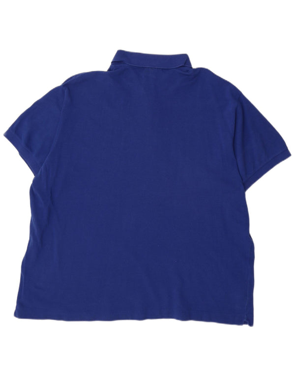 LACOSTE Ανδρικό πουκάμισο Polo Classic Fit Μέγεθος 8 3XL Μπλε βαμβακερό
