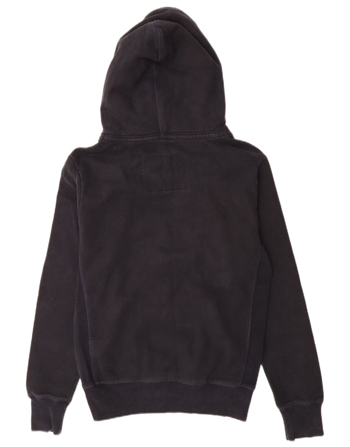 Superdry Ανδρικό φούτερ με κουκούλα, βαμβακερό μεσαίο ναυτικό
