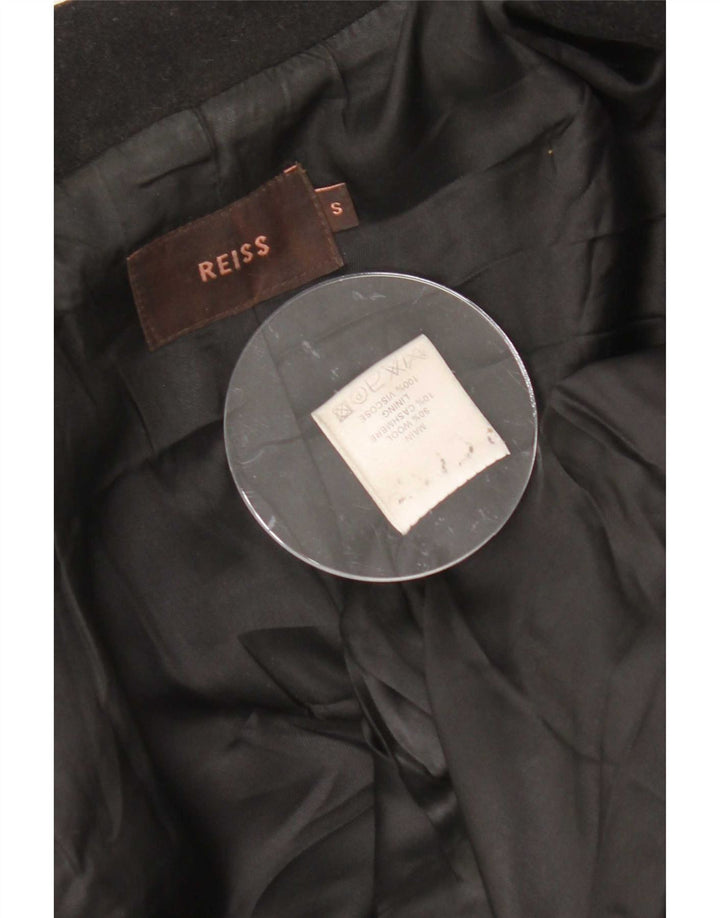 Reiss Γυναικείο Biker Jacket UK 10 Small Black Wool