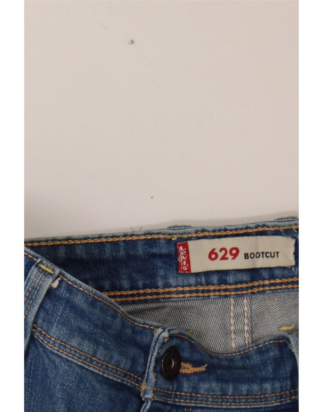LEVI'S Womens 629 Straight Jeans W32 L34 Blue Cotton Vintage Levi's and Second-Hand Levi's from Messina Hembry 