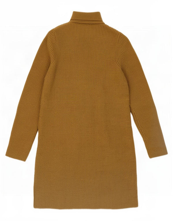 Γυναικείο μακρυμάνικο φόρεμα Zara UK 6 XS Χακί Ακρυλικό