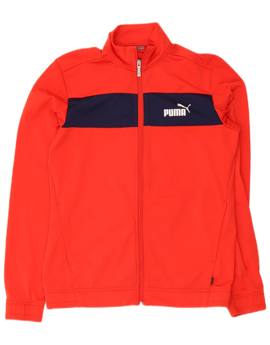 Puma Κορίτσια αθλητική φόρμα Top Jacket 15-16 Years Red Colourblock Polyester