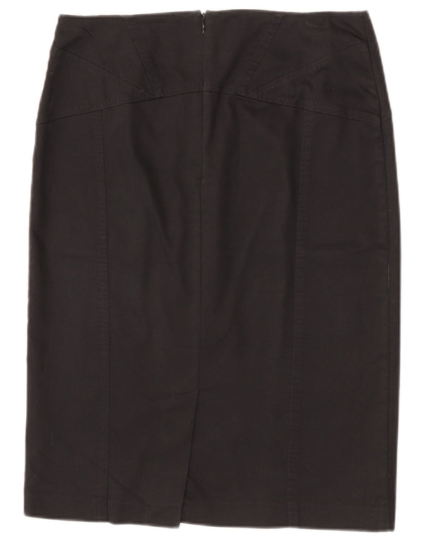 Γυναικεία Pencil Φούστα Oasis UK 12 Medium W30 Μαύρη Βαμβακερή