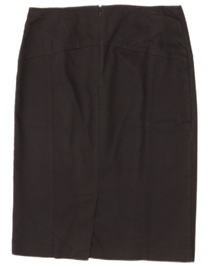 Γυναικεία Pencil Φούστα Oasis UK 12 Medium W30 Μαύρη Βαμβακερή