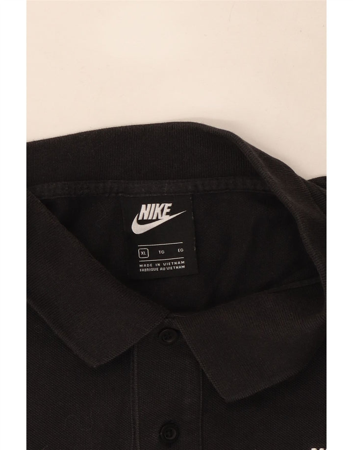 Ανδρικό μπλουζάκι πόλο Nike XL μαύρο