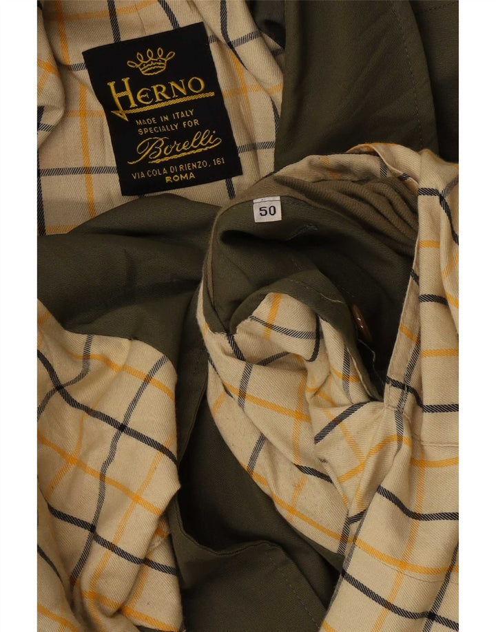 Herno Ανδρική καμπαρντίνα IT 50 Large Green