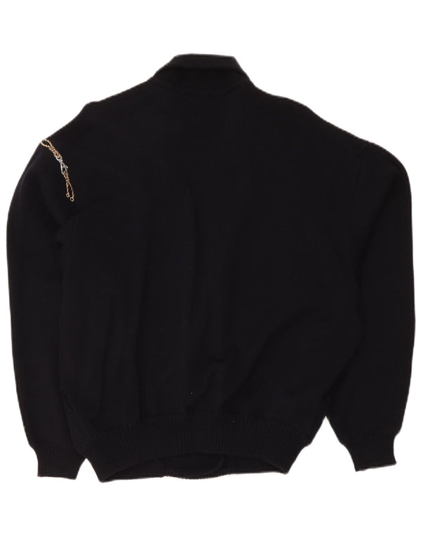 Γυναικείο πουλόβερ Les Copains UK 18 XL Navy Blue Wool