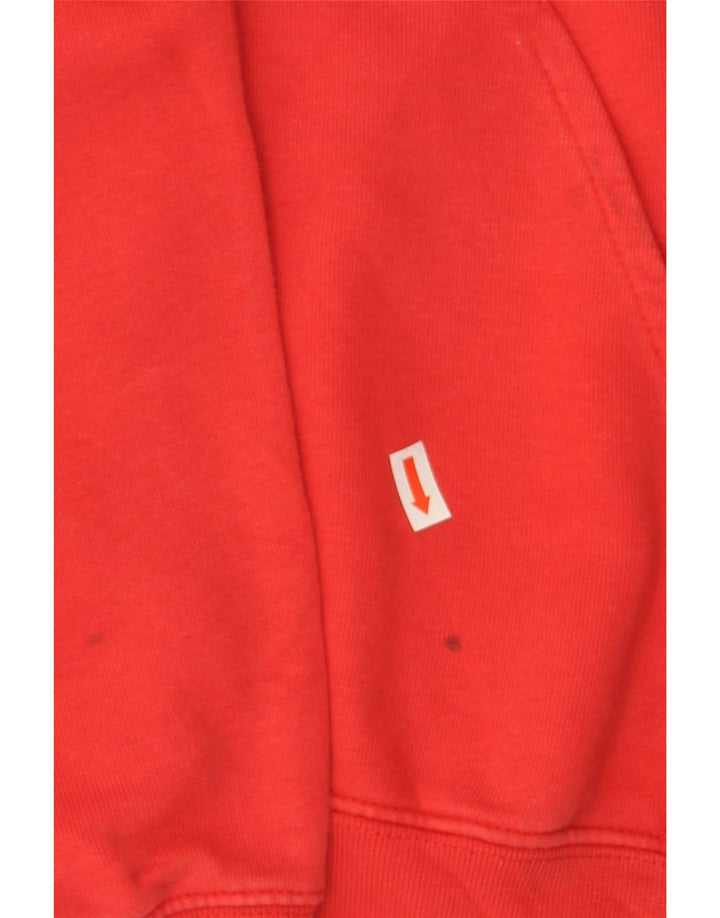 CHAMPION Mens Graphic Hoodie Jumper Medium Red Cotton Vintage Champion and Second-Hand Champion from Messina Hembry 