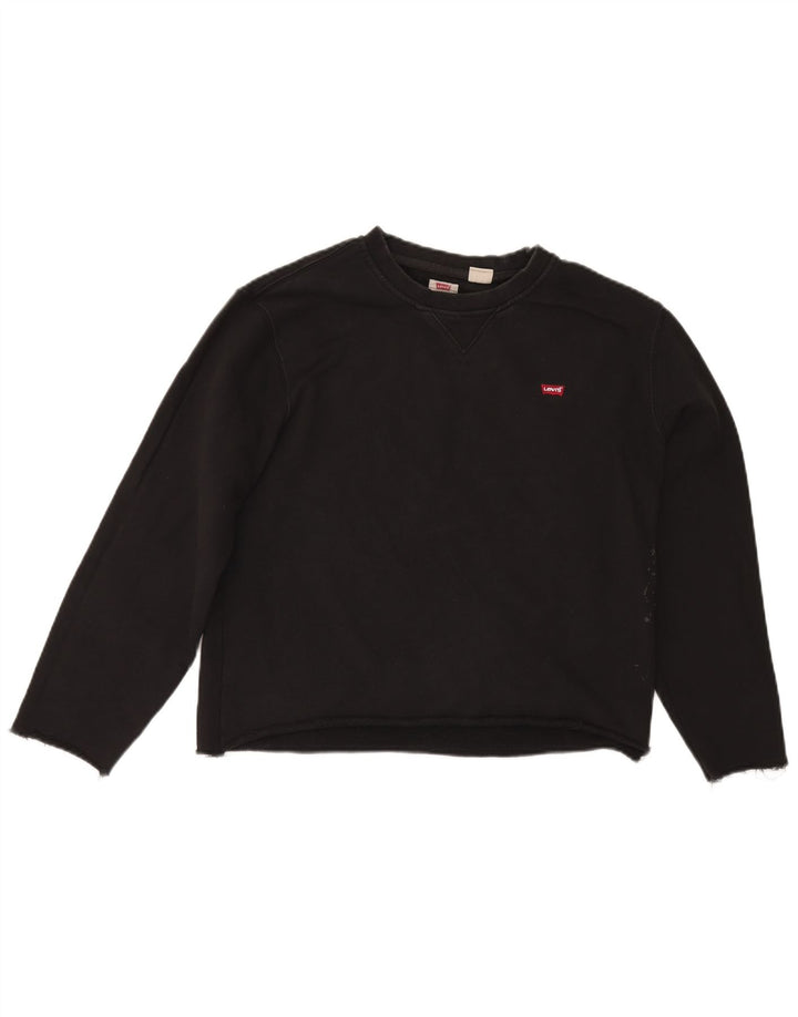Γυναικεία φούτερ Levi's Standard Oversized Jumper UK 14 Medium Black