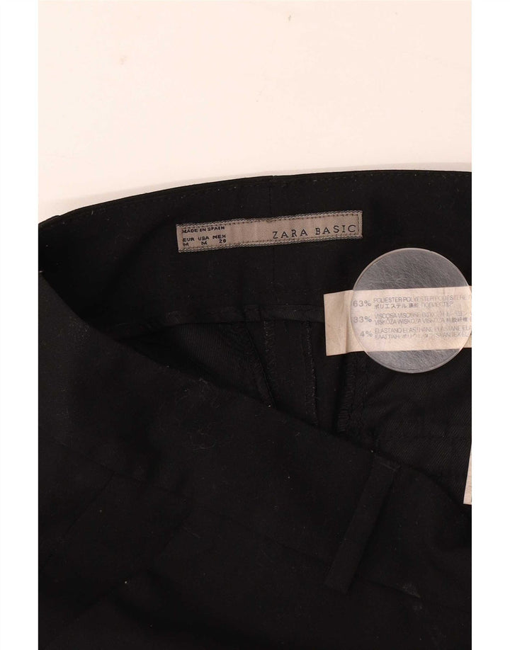 Zara Γυναικείο σορτς Chino Medium W28 Μαύρο Πολυεστέρας