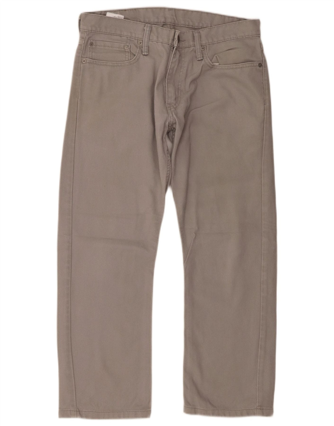 Levi's Mens 514 Straight Casual Παντελόνι W32 L26 Γκρι βαμβακερό