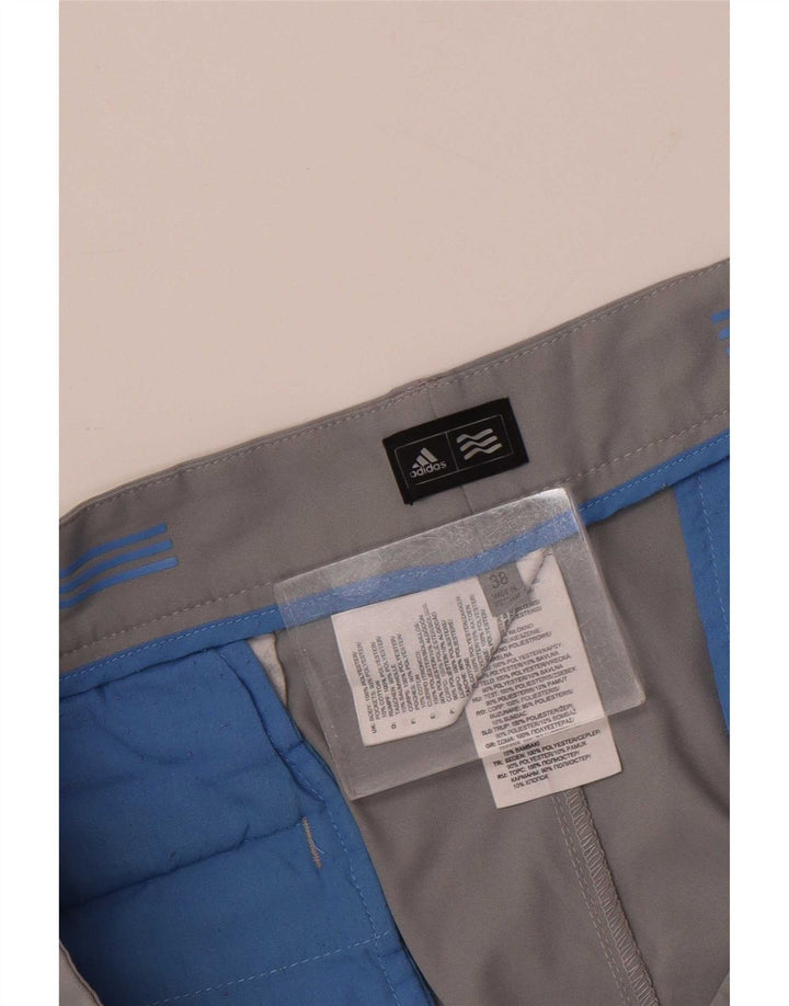 Ανδρικό σορτς Chino Adidas W38 XL σε γκρι πολυεστέρα