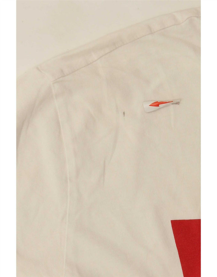 Ανδρικό γραφικό T-Shirt Levi's Top μεγάλο λευκό βαμβακερό