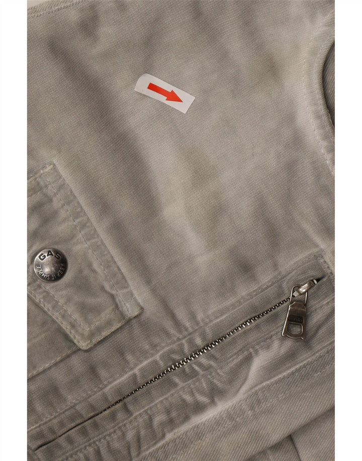 Ανδρικό τζιν GAS Cargo Straight W36 L31 Γκρι βαμβακερό