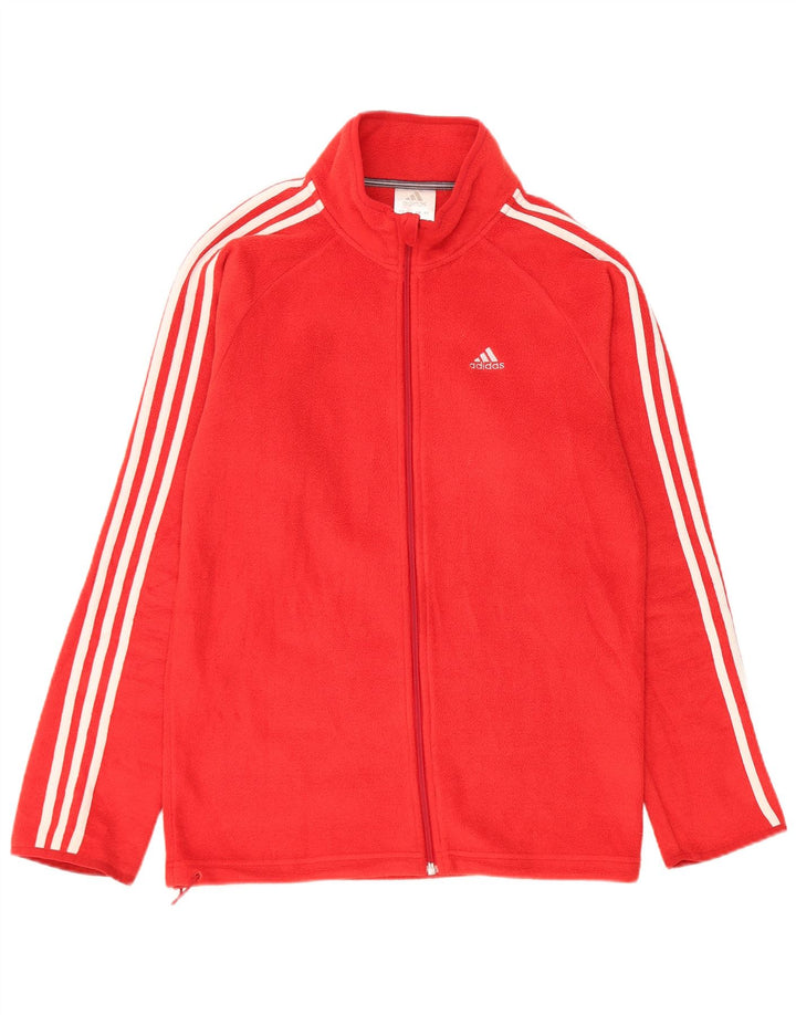 Ανδρικό Fleece Jacket Adidas UK 34 XS Red Polyester