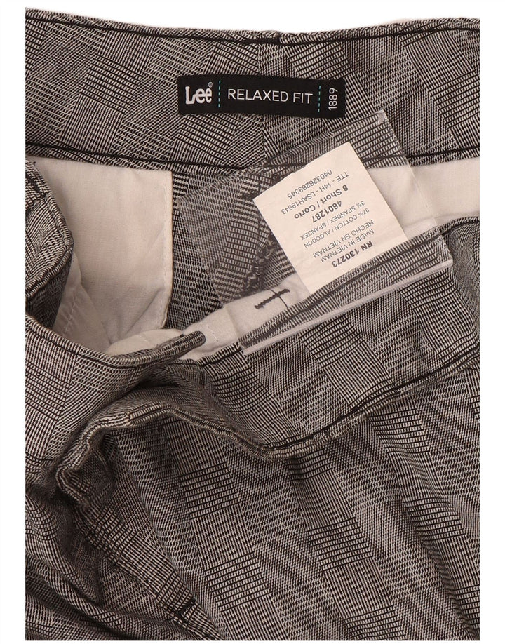 Γυναικείο χαλαρό παντελόνι LEE US 8 Medium W32 L29 Grey Check