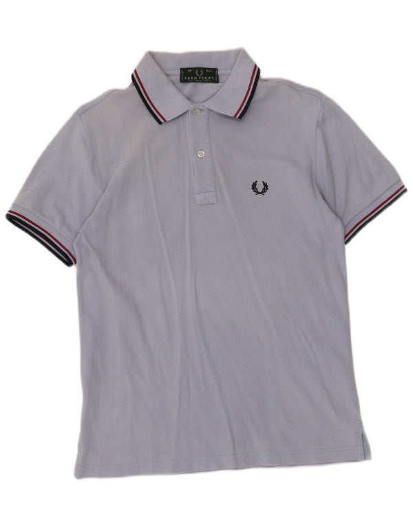 Fred Perry Ανδρικό Πόλο Μπλουζάκι Μικρό Μπλε Βαμβακερό