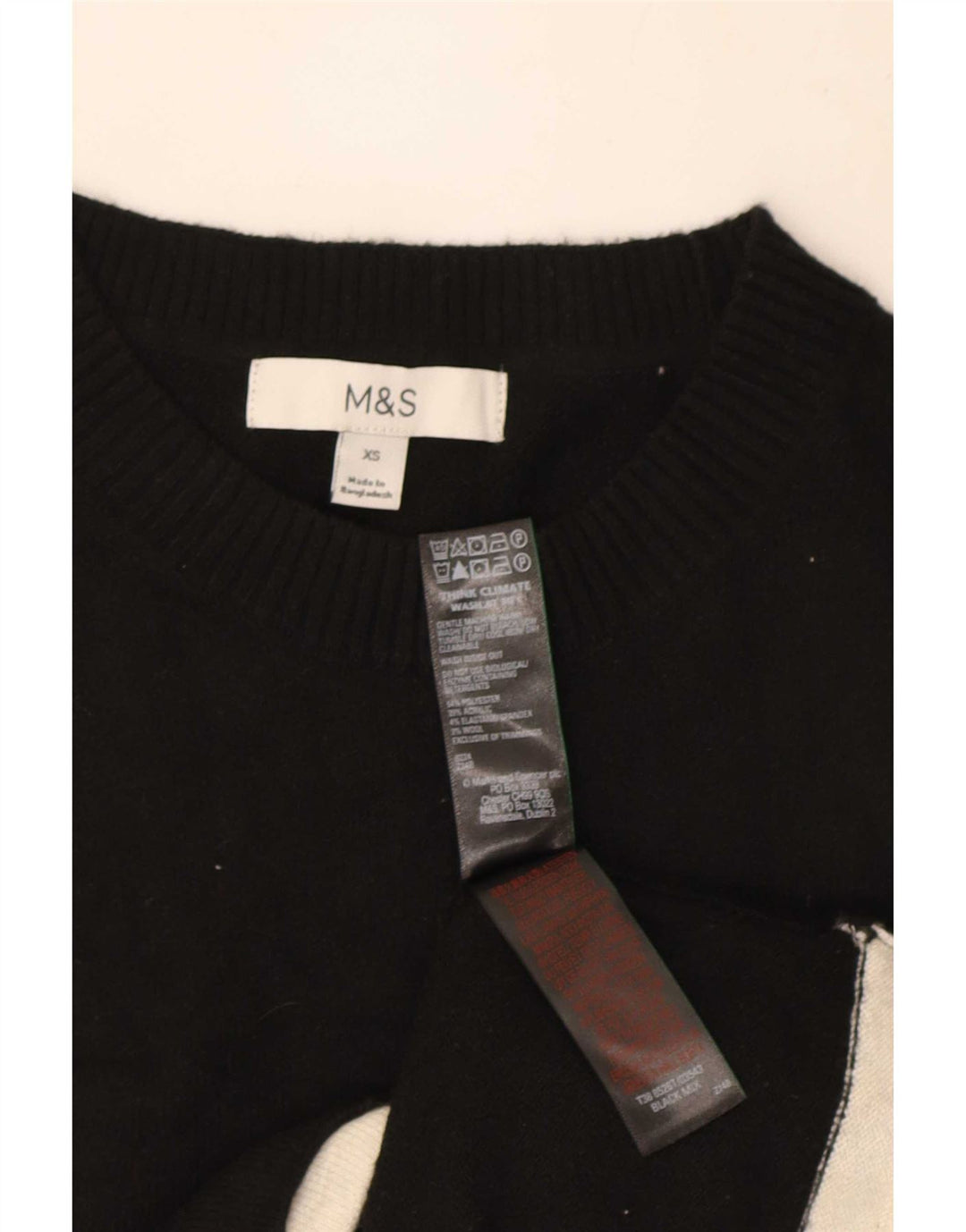 Marks & Spencer Γυναικείο γιλέκο Tank Top UK 6 XS Black Polyester