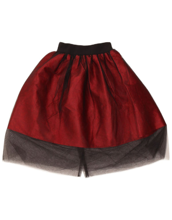 Vintage Γυναικεία Tutu Φούστα W20 3XS Βουργουνδία