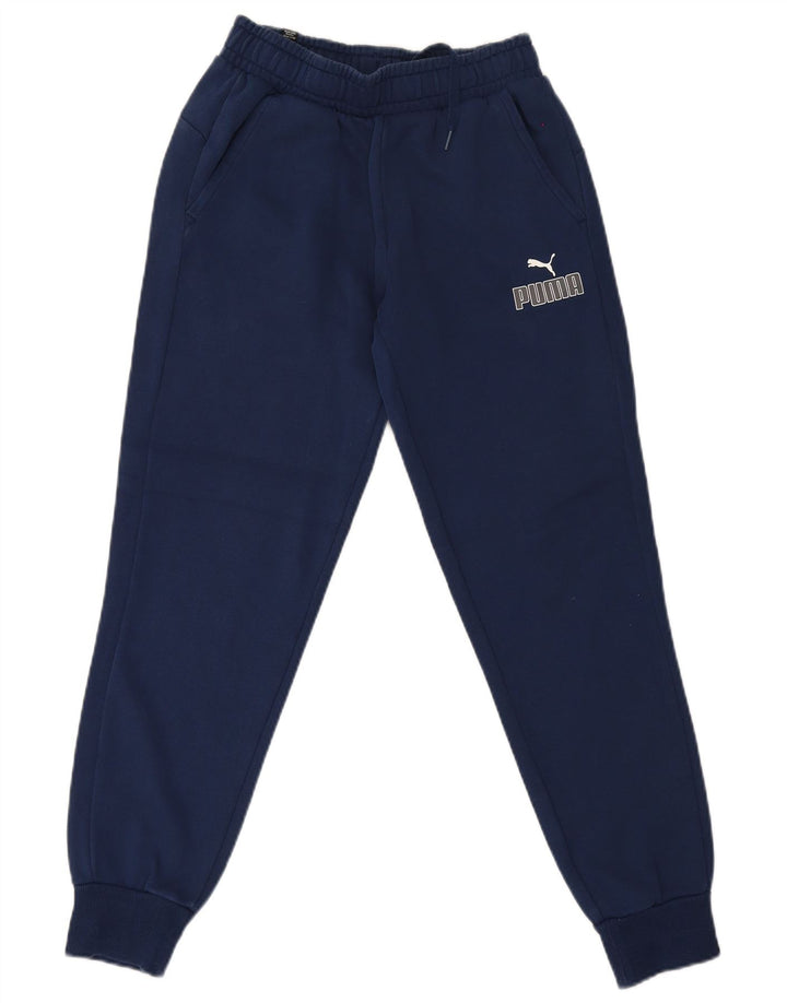 Ανδρική αθλητική φόρμα Puma Graphic Παντελόνι Joggers Small Navy Blue