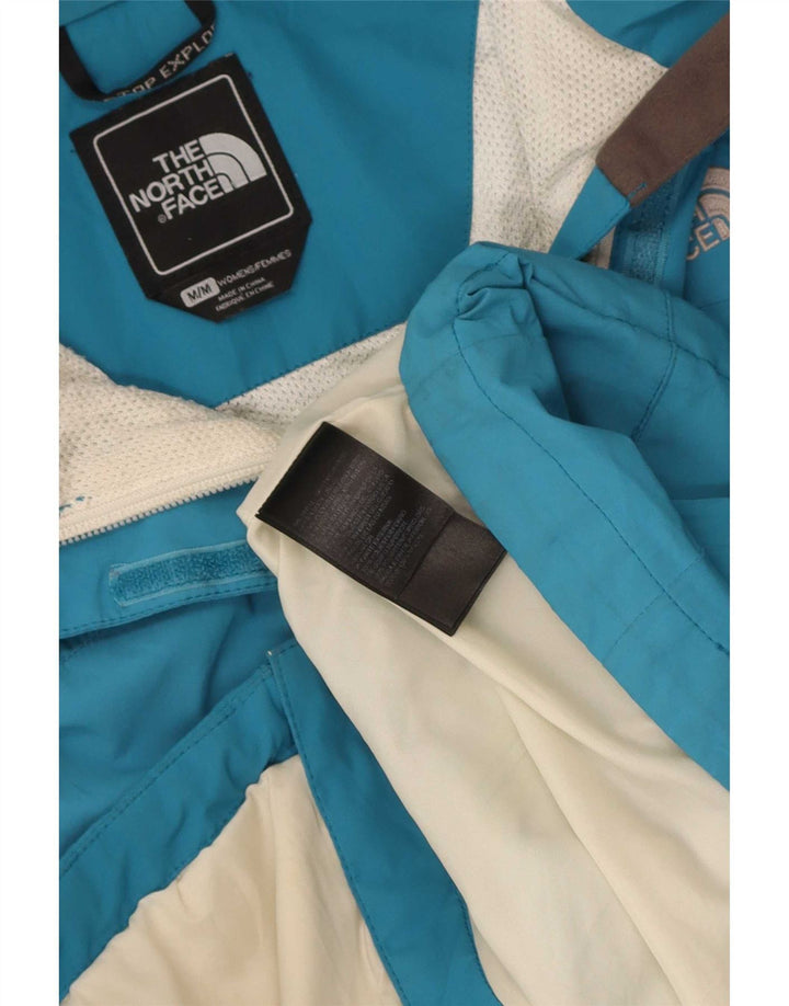 The North Face γυναικείο μπουφάν βροχής με κουκούλα UK 14 Medium Blue Polyester