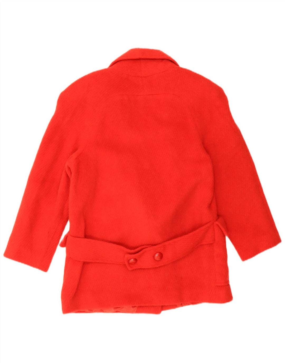 Vintage Γυναικείο Μπουφάν Blazer με 2 Κουμπιά IT 42 Μεσαίο κόκκινο μαλλί