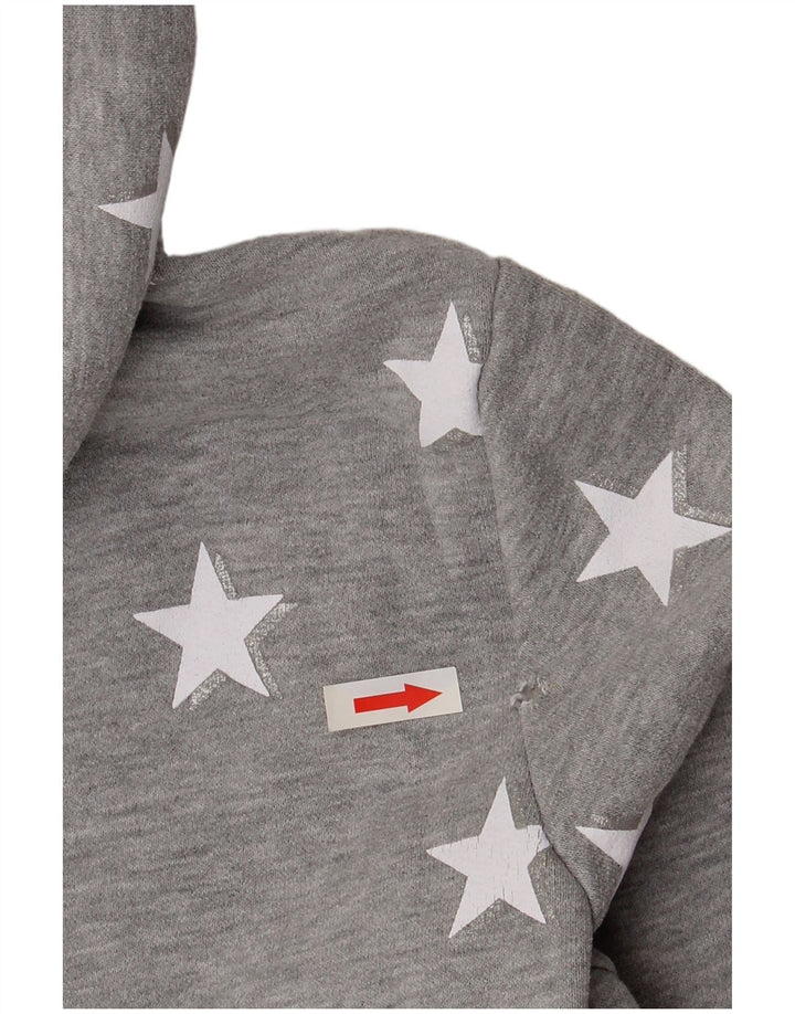 Γυναικείο πουλόβερ με κουκούλα με φερμουάρ SUPERDRY UK 12 Μεσαίου Γκρι