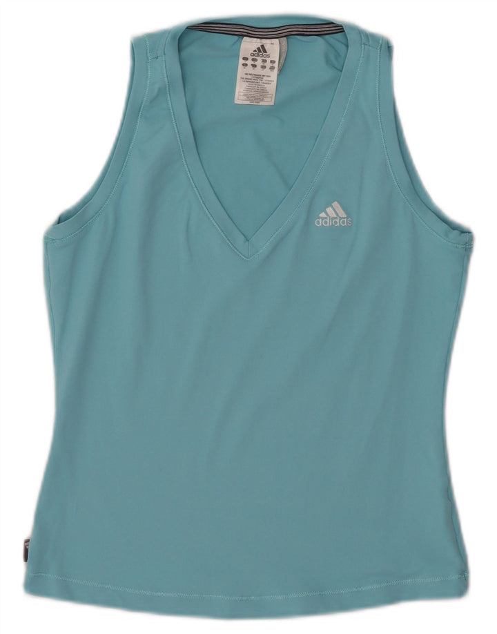ADIDAS Γυναικείο Clima 365 Vest Top UK 14 Medium Blue Nylon