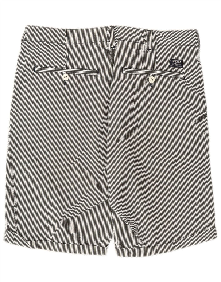 Ανδρικό σορτς κάζουαλ Woolrich W32 Βαμβακερό με μεσαίο γκρι ρίγες