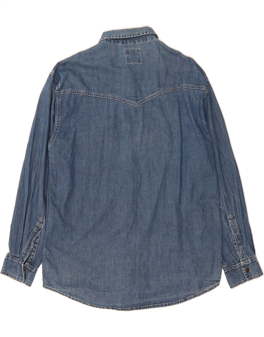 JEAN PAUL Mens Denim Shirt Large Blue Cotton Vintage Jean Paul and Second-Hand Jean Paul from Messina Hembry 