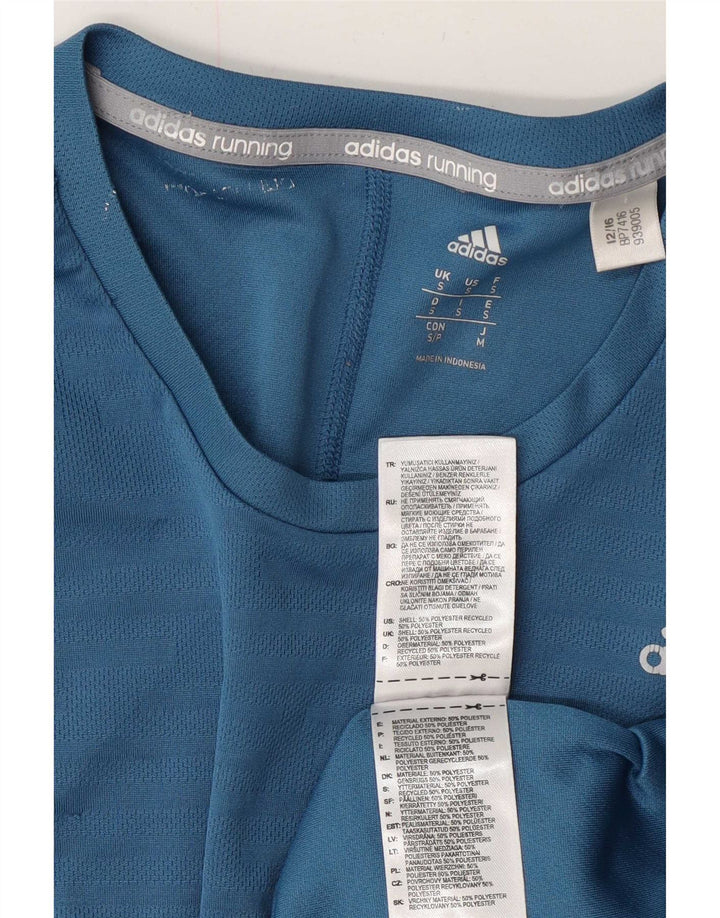 Ανδρικό T-Shirt Adidas Climacool Top Small Blue Polyester