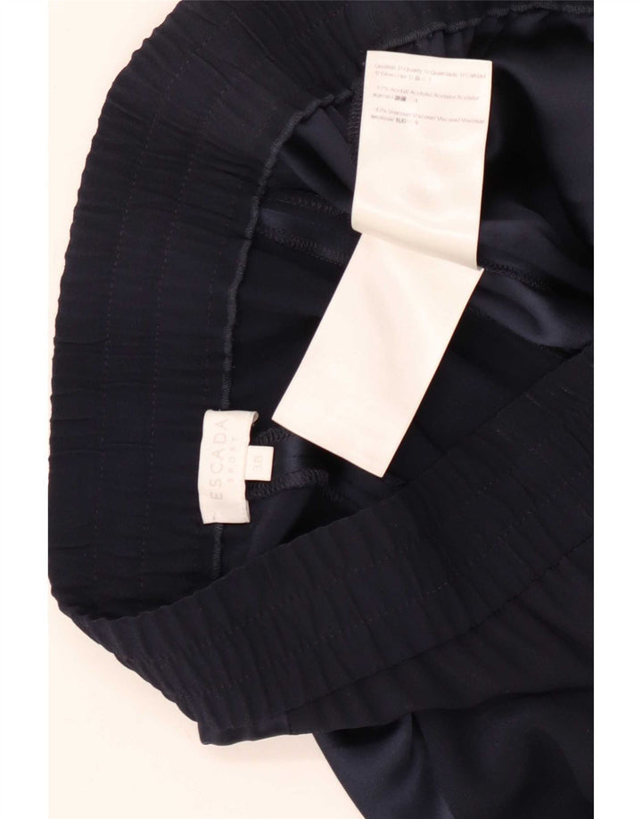 Γυναικείο Casual Παντελόνι Escada EU 38 Medium W32 L29 Navy Blue Colorblock