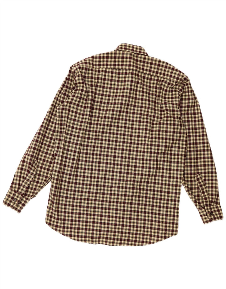 Ανδρικό φανελένιο πουκάμισο VINTAGE μεσαίο πολύχρωμο καρό