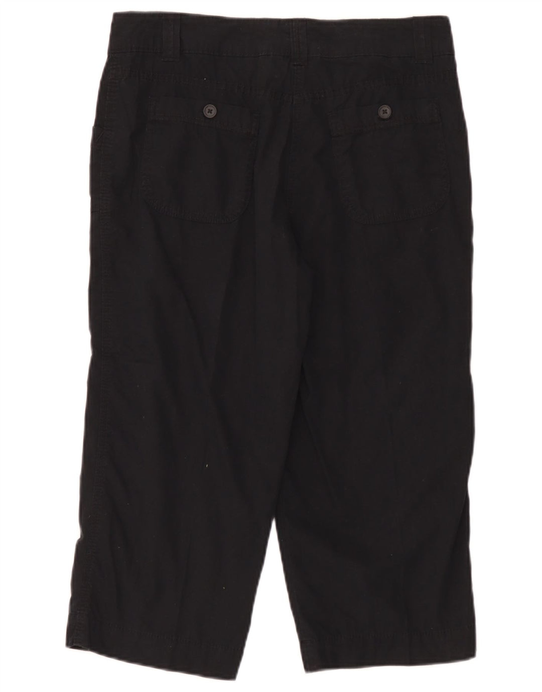 Marks & Spencer Γυναικείο ίσιο παντελόνι Capri UK 12 Medium W32 L20 μαύρο