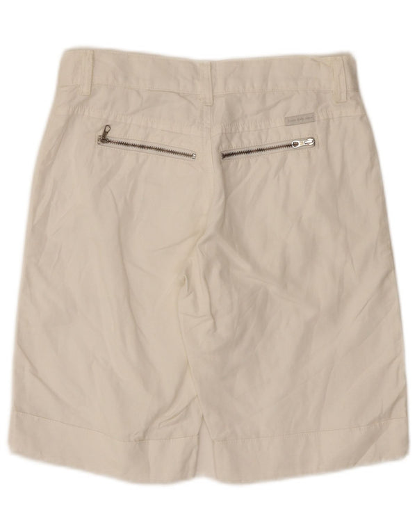 Γυναικείο casual σορτς Calvin Klein W24 XS Λευκό βαμβακερό