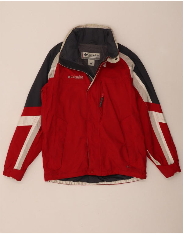 Ανδρικό αντιανεμικό μπουφάν για σκι Columbia Vertex UK 36 Small Red Colourblock