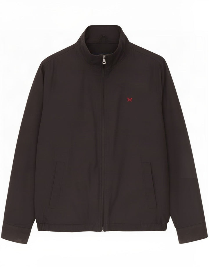 Crew Clothing Ανδρικό Bomber Jacket UK 38 Medium Black Cotton