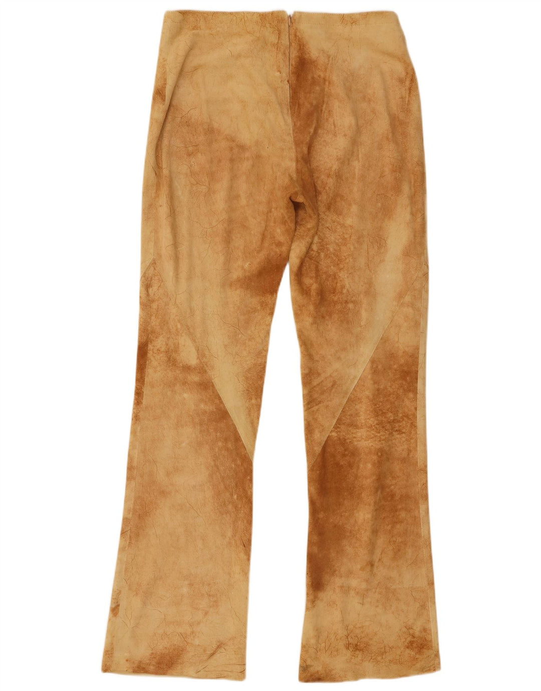 Vintage γυναικείο μποτάκι παντελόνι IT 40 Small W30 L31 Brown Tie Dye