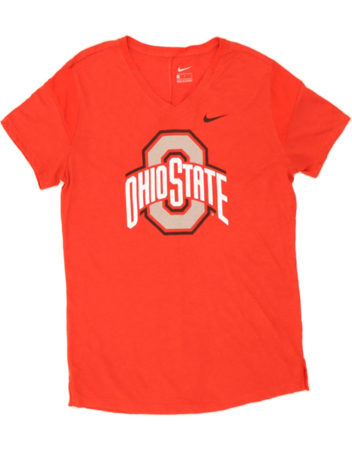 NIKE Mens Ohio State Graphic T-Shirt Top Medium Red Modal Vintage Nike and Second-Hand Nike from Messina Hembry 