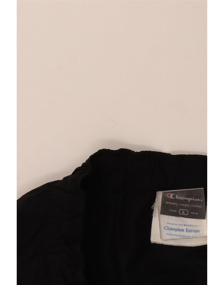 Ανδρικό σορτς κολύμβησης Champion μεγάλο μαύρο πολυαμίδιο