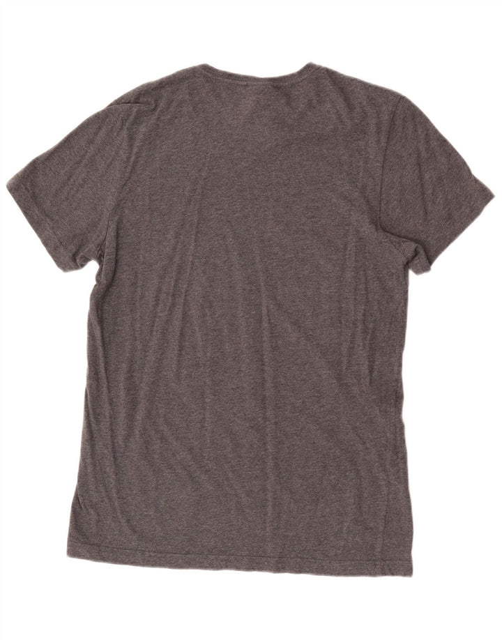 Ανδρικό γραφικό T-Shirt Adidas Τοπ μεσαίου γκρι βαμβακερό