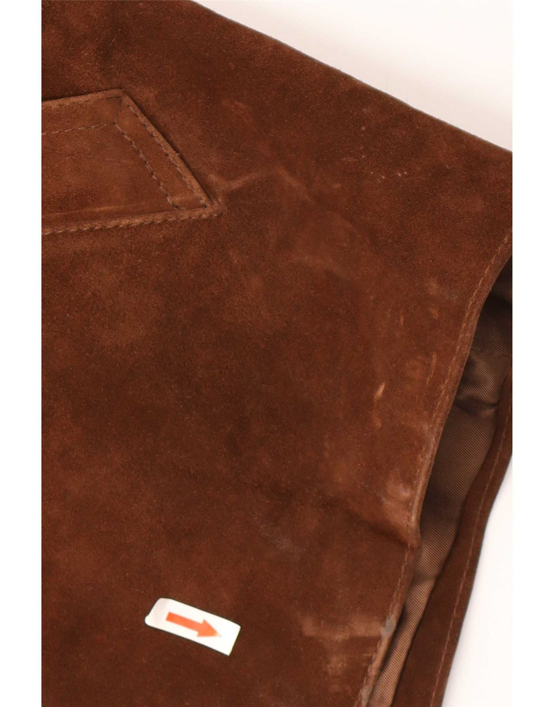 Vintage Ανδρικό Suede Jacket UK 36 Small Brown
