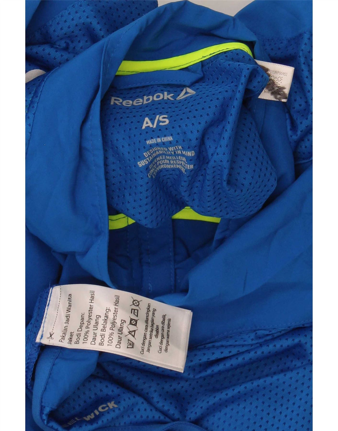 Reebok Boys Graphic αθλητική φόρμα Top Jacket 9-10 ετών Small Blue Polyester